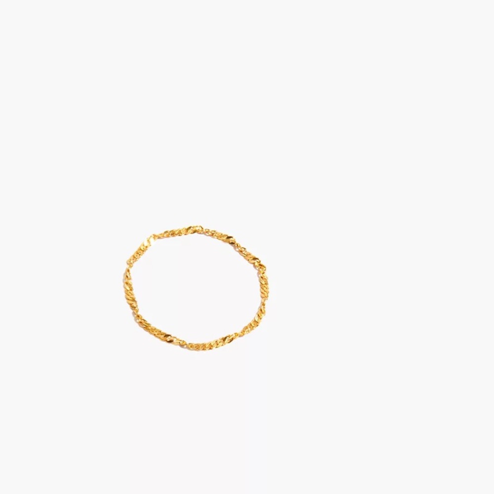 NWT Madewell • Delicate Collection Demi-Fine Chain Ring